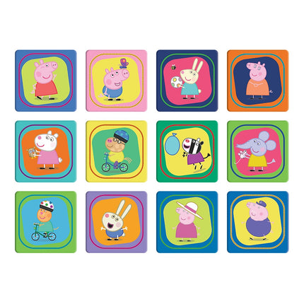 Trefl Peppa Wutz Puzzle-Set mit Memo-Karten