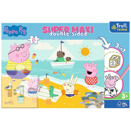 Trefl Peppa Pig Super Maxi Puzzle, 24 Pcs