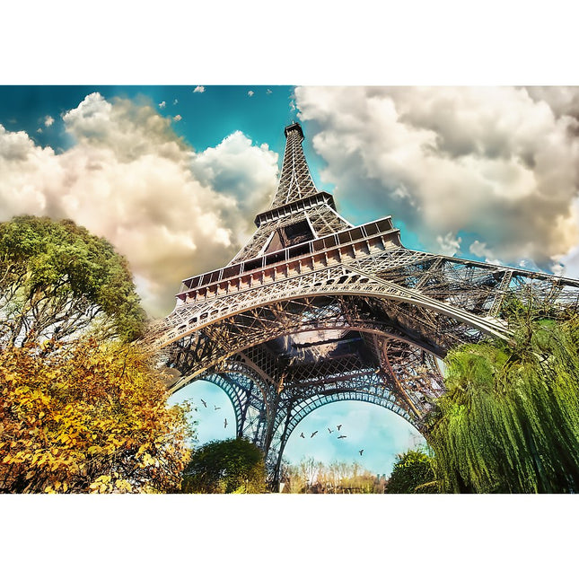 Trefl Premium Plus Puzzle Eiffelturm in Paris, Frankreich, 1000 Teile