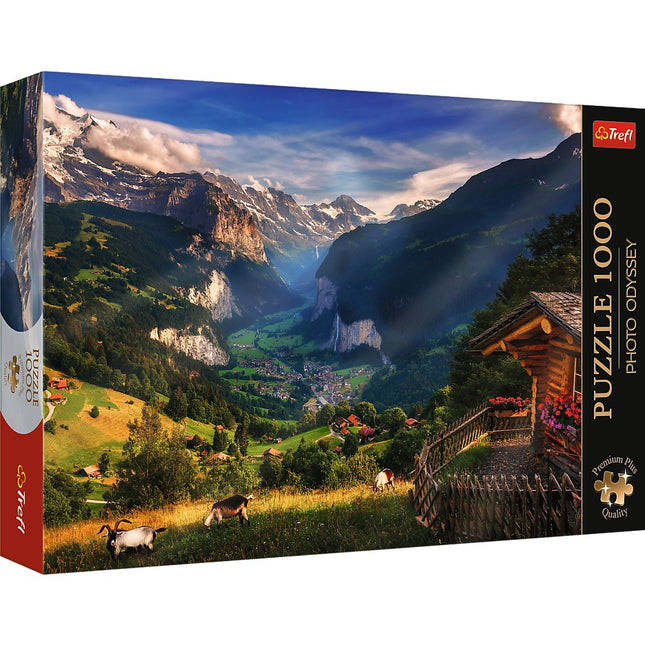 Trefl Premium Plus Puzzle Lauterbrunnen Valley, Schweiz, 1000 Teile