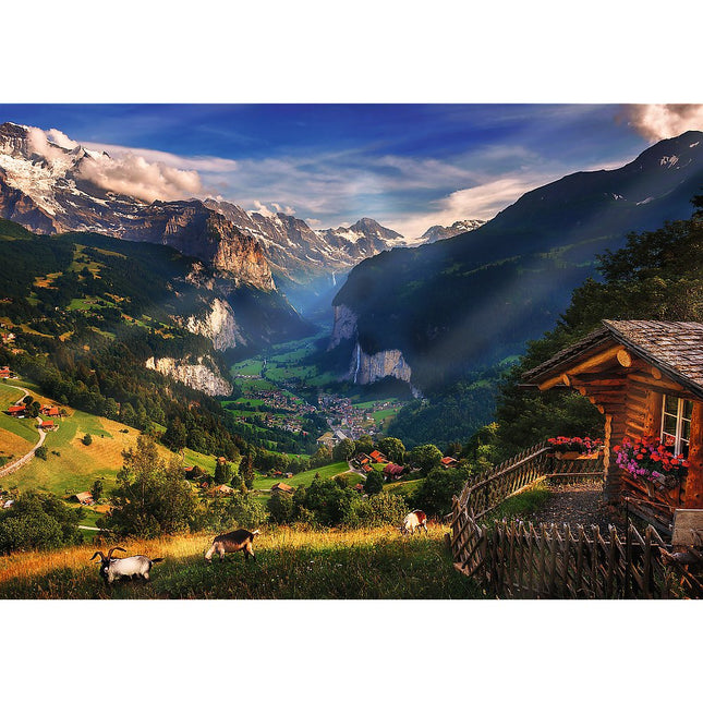 Trefl Premium Plus Puzzle Lauterbrunnen Valley, Schweiz, 1000 Teile