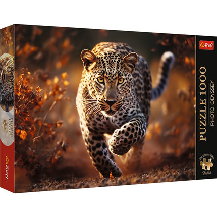 Trefl Premium Plus Puzzle Wilder Leopard, 1000 Teile