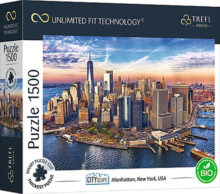 Trefl Prime Puzzle Cityscape Manhattan, 1500 Pcs