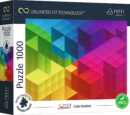 Trefl Prime Puzzle Color Splash Cubic Gradient, 1000 Teile