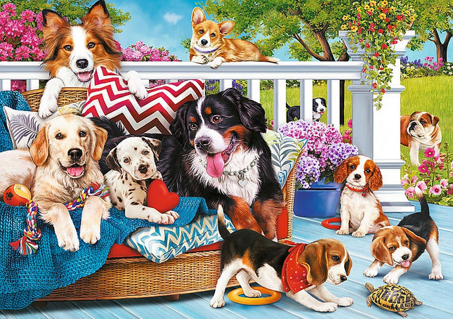 Trefl Prime Puzzle Niedlichkeit Überall Hunde, 1000 Teile
