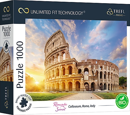 Trefl Prime Puzzle Romantischer Sonnenuntergang Kolosseum, 1000 Teile