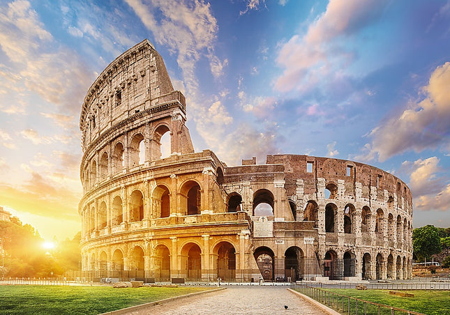 Trefl Prime Puzzle Romantischer Sonnenuntergang Kolosseum, 1000 Teile