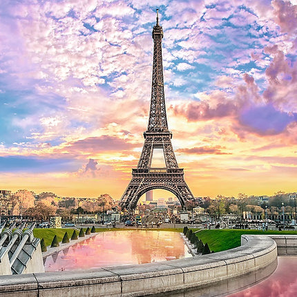 Trefl Prime Puzzle Romantischer Sonnenuntergang Eiffelturm, 1000 Teile