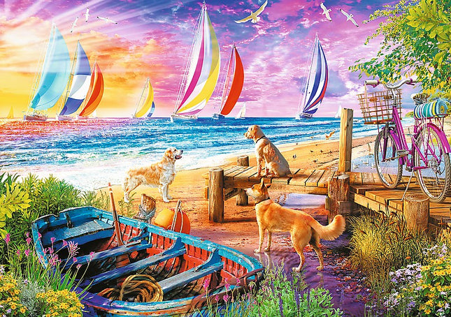Trefl Prime Puzzle Vacaytime Sommerabend, 1000 Teile