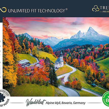 Trefl Prime Puzzle Wanderlust Bavaria, 1000 Teile