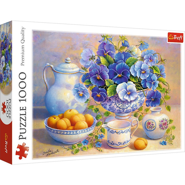 Trefl Puzzle Blaue Blumen 1000 Teile