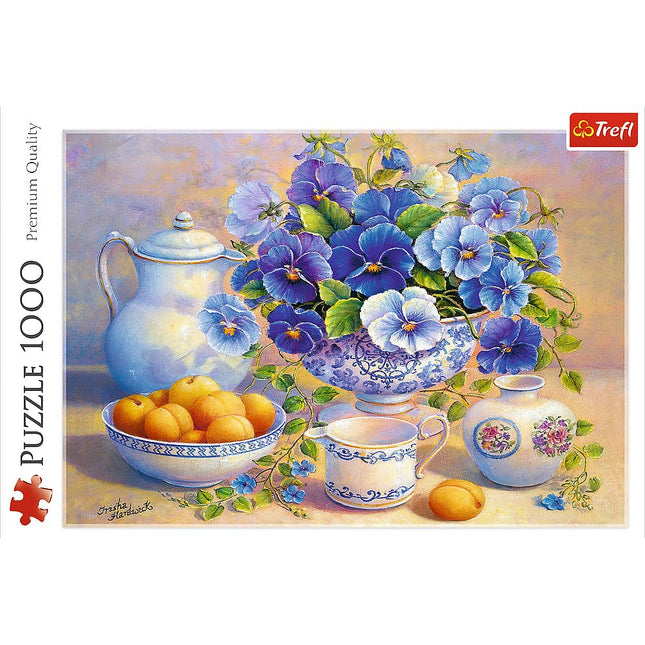 Trefl Puzzle Blaue Blumen 1000 Teile