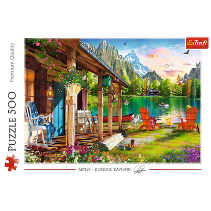 Trefl Puzzle Cabin In The Mountains 500 Pcs