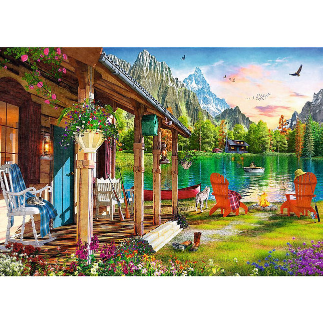 Trefl Puzzle Hütte in den Bergen 500 Teile