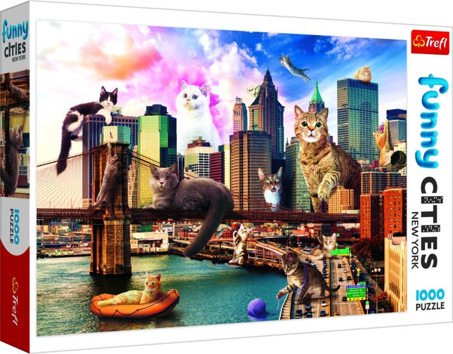 Trefl Puzzle Katzen in New York 1000 Teile
