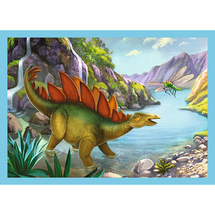 Puzzle Trefl dinosauři sada 4 v 1 12 15 20 24 dílků