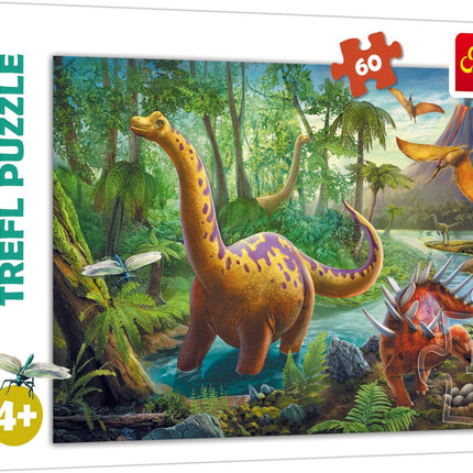 Trefl Puzzle Dinosaurs 60 Pcs