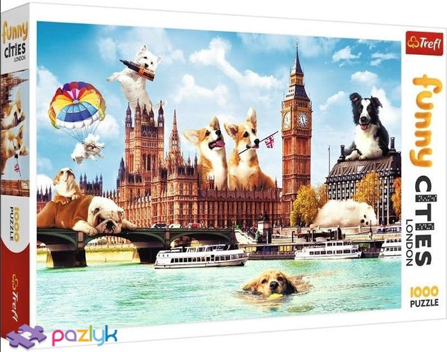 Trefl Puzzle Hunde in London 1000 Teile