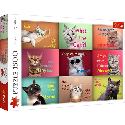 Trefl Puzzle Funny Cats 1500 Pcs