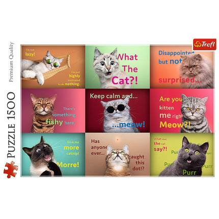 Trefl Puzzle Funny Cats 1500 Pcs