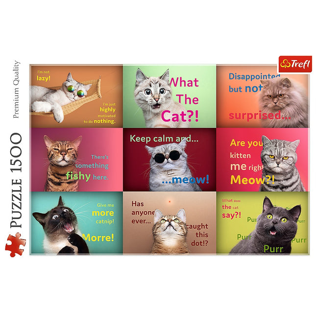 Trefl Puzzle Lustige Katzen 1500 Teile