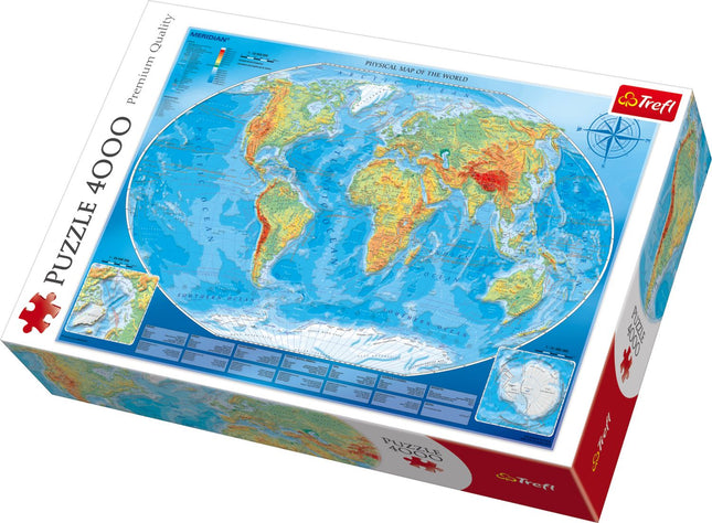 Trefl Puzzle Weltkarte 4000 Teile