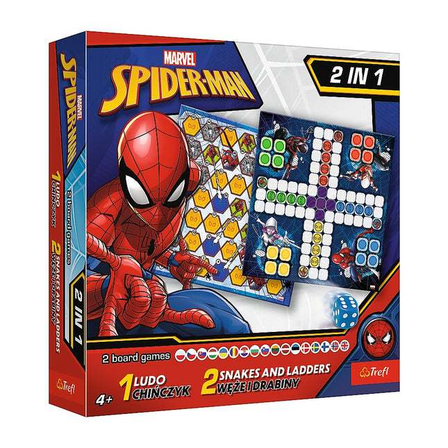 Trefl Spider-Man Brettspiel 2 in 1