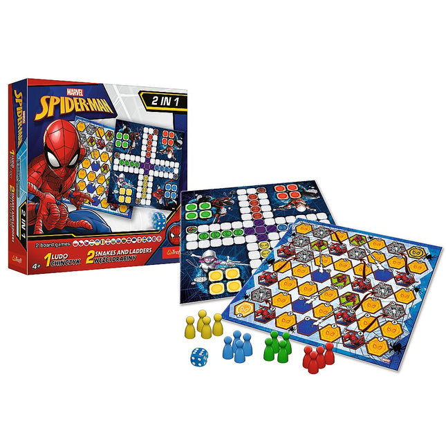 Trefl Spider-Man Brettspiel 2 in 1