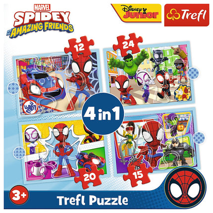 Puzzle Trefl Spider-Man sada 4 v 1 Spidey