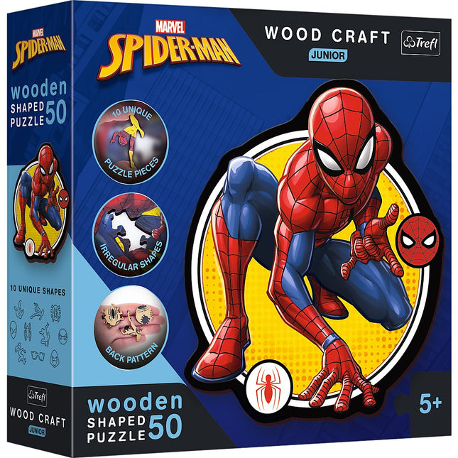 Trefl Spiderman Holzpuzzle Spiderman 50 Teile