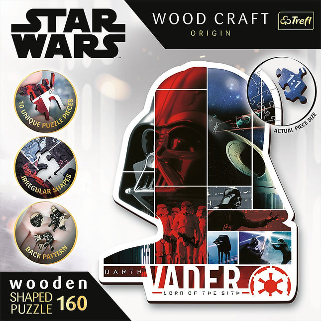 Trefl Star Wars Holzpuzzle Darth Vader 160 Teile