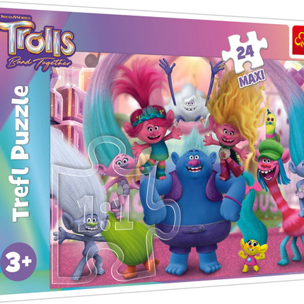 Trefl Trolls Maxi Puzzle, 24 Pcs