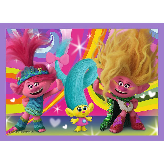Trefl Trolls Puzzle 4-in-1 Set