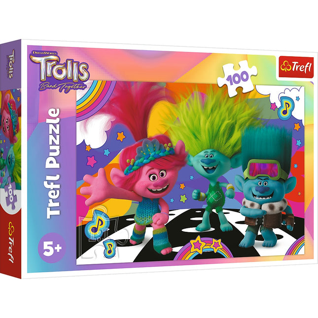 Trefl Trolls Puzzle Trolls 3, 100 Teile