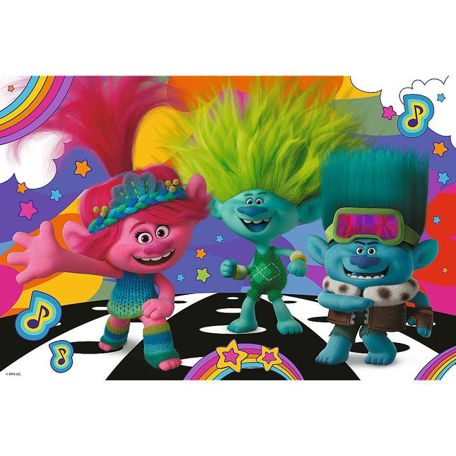 Trefl Trolls Puzzle Trolls 3, 100 Teile