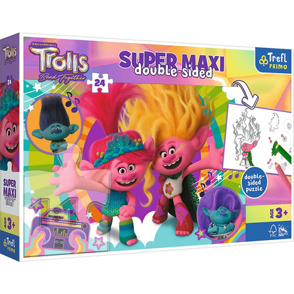 Trefl Trolls Super Maxi Puzzle, 24 Teile