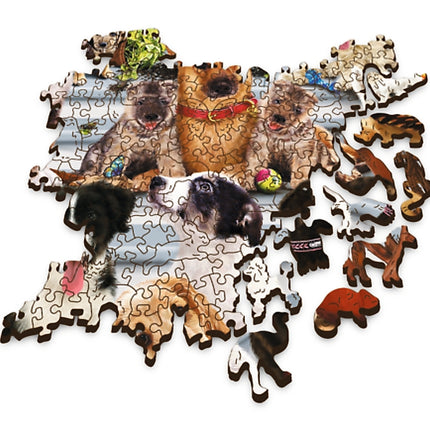 Trefl Holzpuzzle Hunde-Freundschaft 1000 Teile