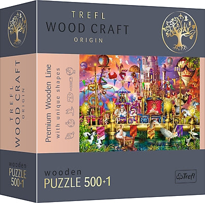 Trefl Holzpuzzle Zauberhafte Welt 500+1 Teile