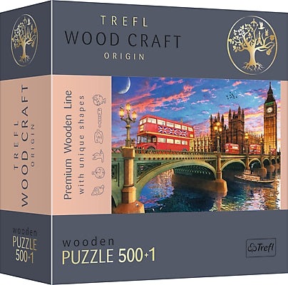 Trefl Holzpuzzle Palace Of Westminster Big Ben London 500+1 Teile