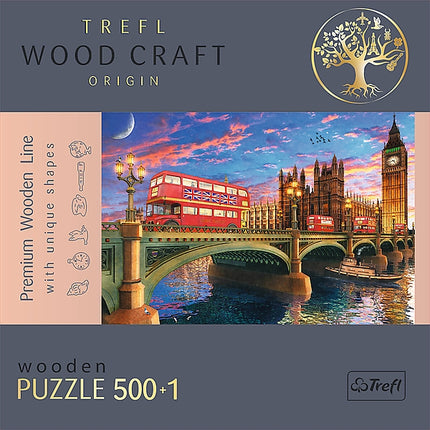 Trefl Holzpuzzle Palace Of Westminster Big Ben London 500+1 Teile