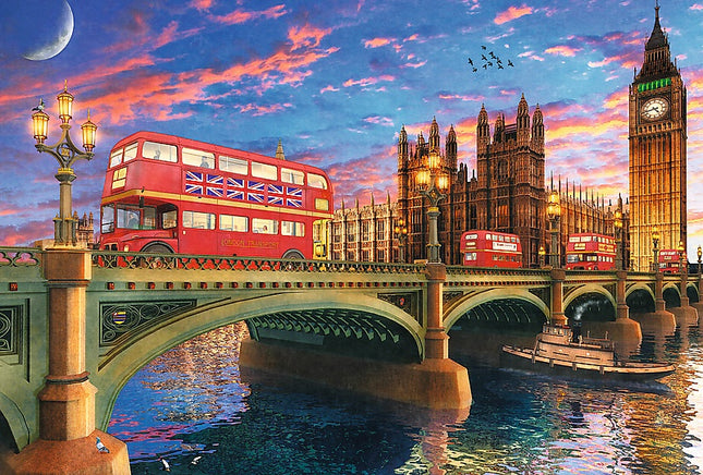 Trefl Holzpuzzle Palace Of Westminster Big Ben London 500+1 Teile