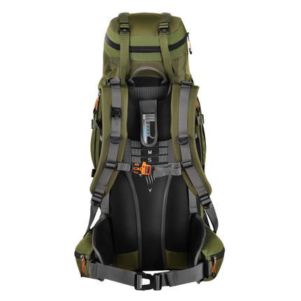 Trekkingrucksack 60L mit verstellbarer Rückenlänge