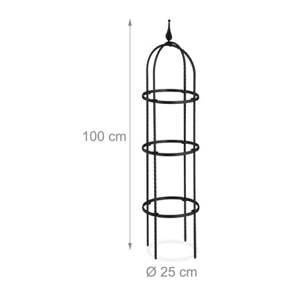 Rankgitter 100 cm, 2er-Set