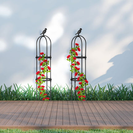 Trellis 126 cm set of 2