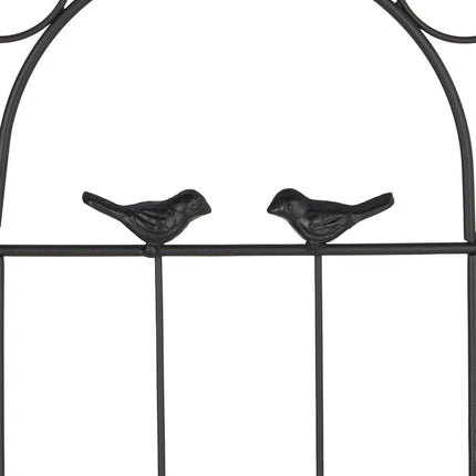 Rankgitter 150 cm 2er Set schwarz