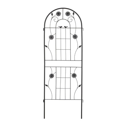 Rankgitter 150 cm 2er Set schwarz