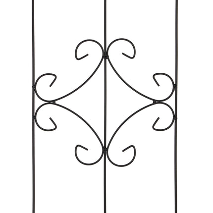 Rankgitter 180 cm 2er Set schwarz