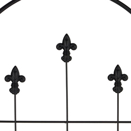 Rankgitter 180 cm 2er Set schwarz