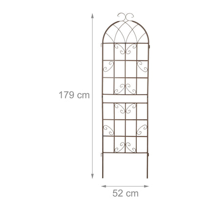Rankgitter 180 cm 2er Set braun