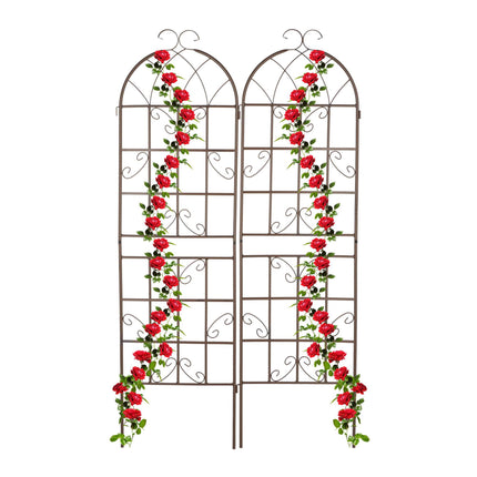 Rankgitter 180 cm 2er Set braun